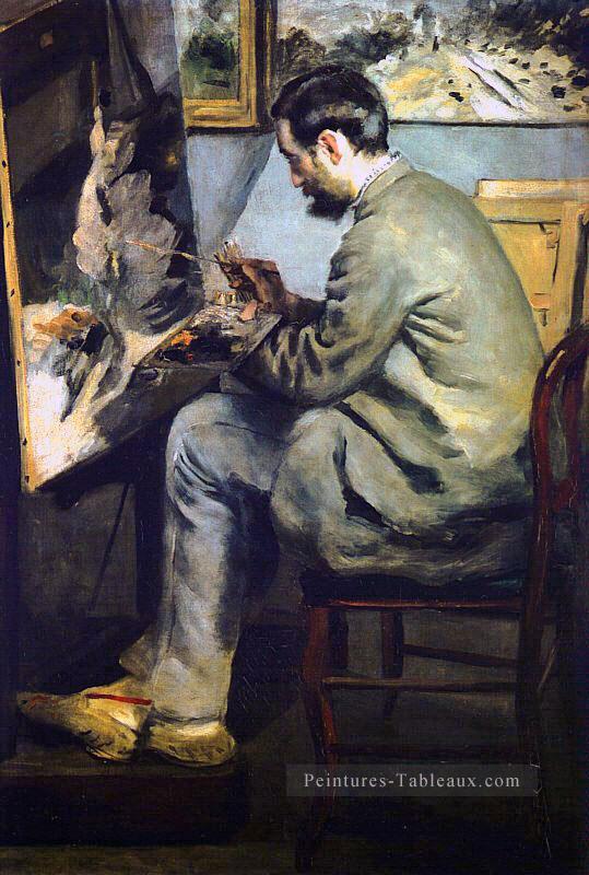 portrait de jean frederic bazille Pierre Auguste Renoir Peintures à l'huile